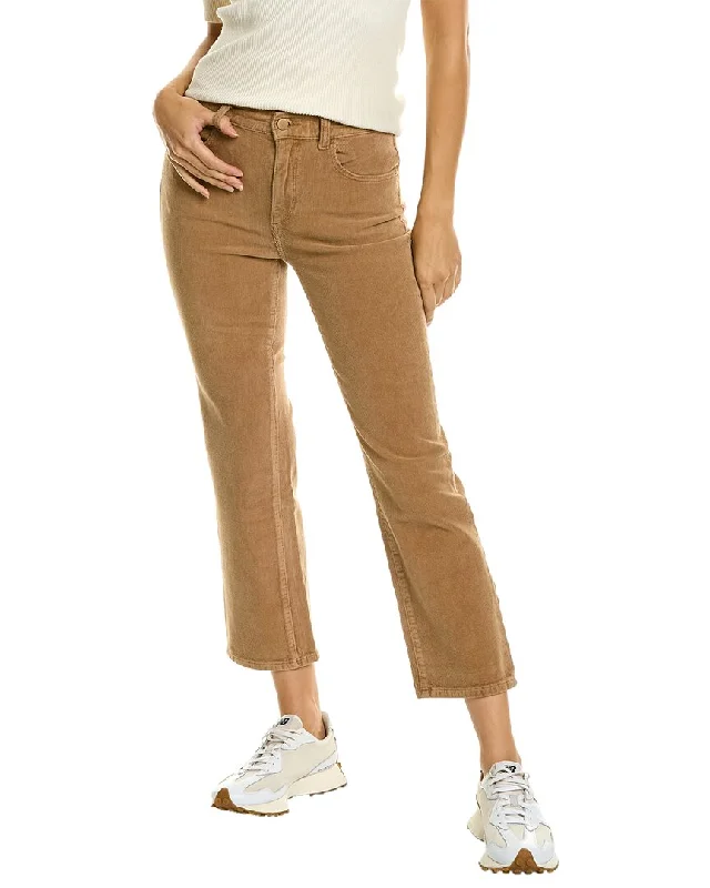 DL1961 Patti Teddy Taupe High-Rise Corduroy Straight JeanMust-Have Deals Inside!