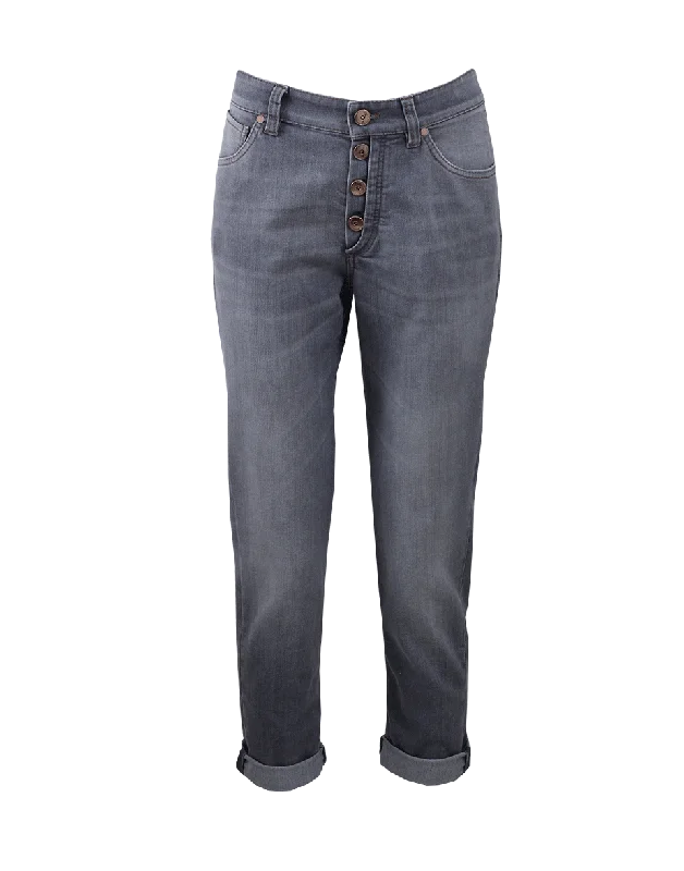Exposed Button JeanFlash Sale – Act Fast!