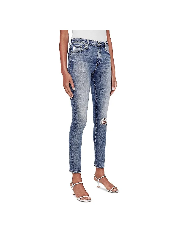 Farrah Womens Denim Medium Wash Skinny JeansSave Money, Shop Happy!
