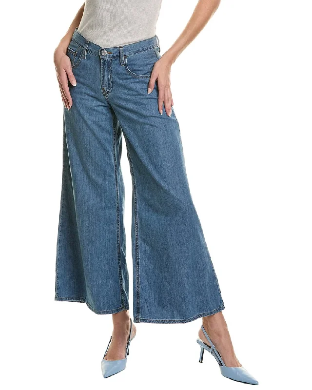 FRAME Denim Le Pixie Mid Happy Indigo Wide Leg JeanSeasonal Sale – Shop Now!