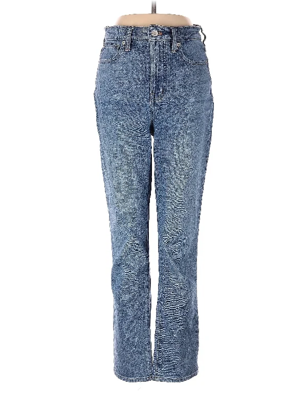 High-Rise Straight-leg Jeans in Light WashShop the Hottest Deals!