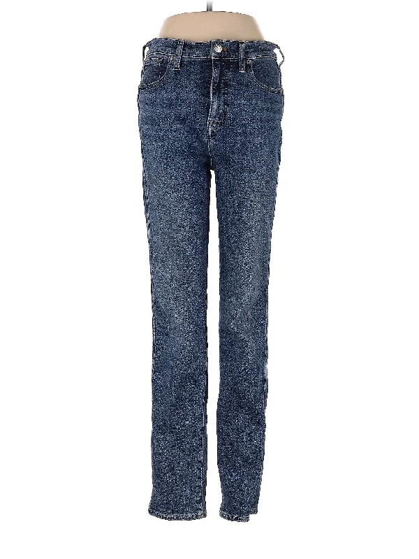 High-Rise Straight-leg Jeans in Medium WashSave Up to 50% Off!