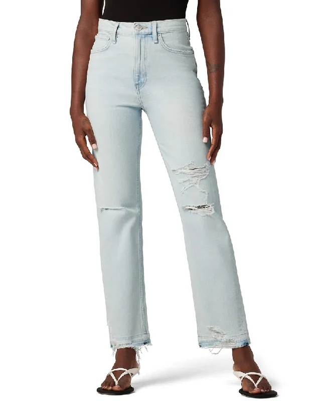 HUDSON Jeans Jade High-Rise Straight Loose Fit Aries JeanBuy More, Pay Less!