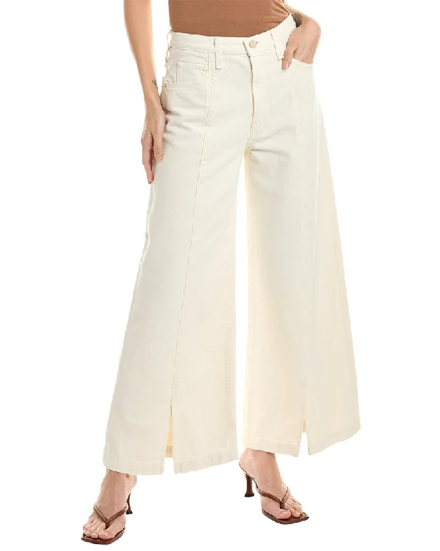 HUDSON Jeans James Ecru High-Rise Wide Leg JeanShop Before It’s Gone!
