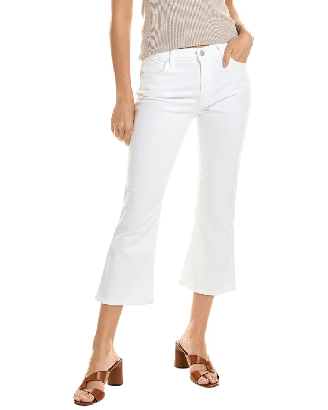 HUDSON Jeans Nico White Petite Crop Bootcut JeanBiggest Sale of the Season!