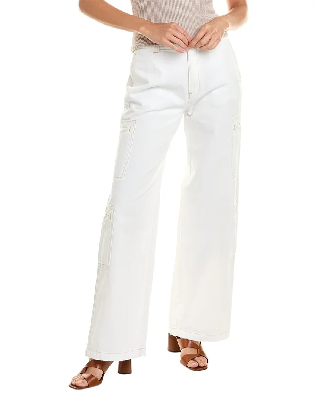 HUDSON Jeans White High-Rise Wide Leg JeanShop Today, Save Tomorrow!