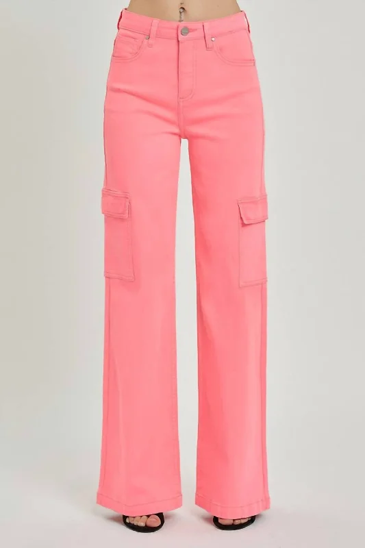 Kira Cargo Jeans In PinkThe Best Deals Won’t Wait!