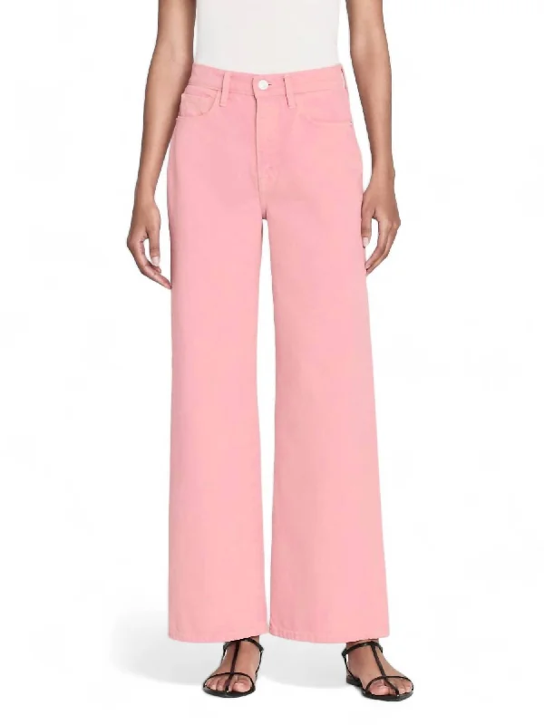 Le Jane Wide Crop Jean In Washed Dusty PinkUpgrade for Less!