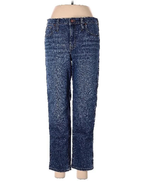 Mid-Rise Straight-leg Jeans in Medium WashShop Before It’s Gone!