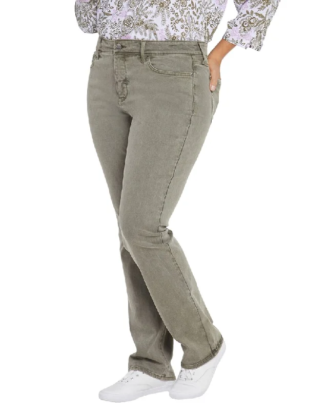 NYDJ Plus Marilyn Moss Pigment Straight JeanHurry, Sale Ends Soon!