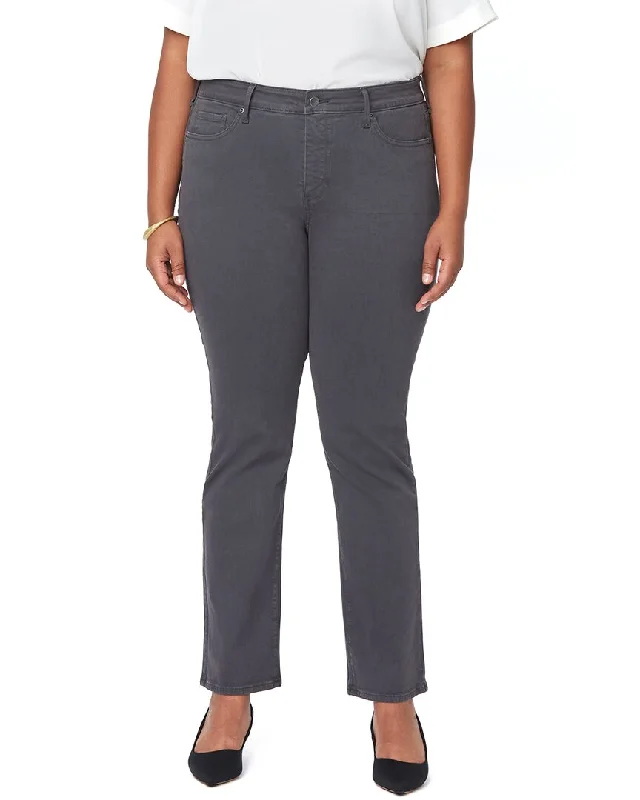 NYDJ Plus Marilyn Vintage Pewter Straight Leg JeanBest Offers of the Month!