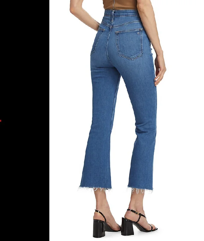 Rag & Bone Women Casey High-Rise Ankle Flare Jeans Cindy BlueLimited-Time Price Drop!