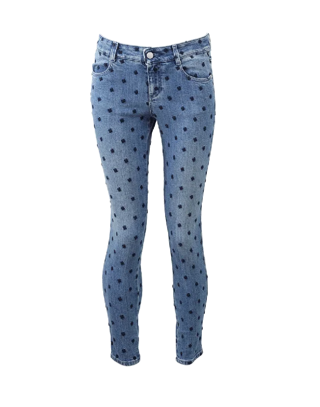 Swiss Cross Embroidered JeanSave More Than Ever!