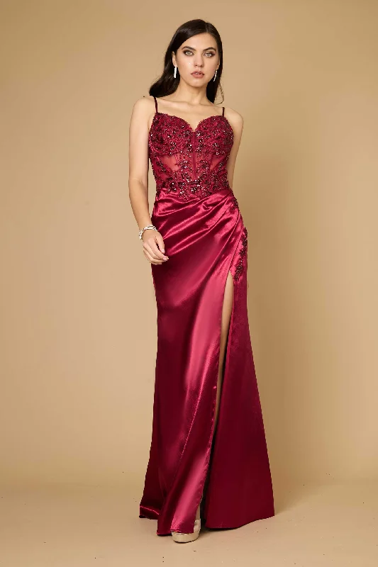 Dylan & Davids Long Burgundy Formal Prom Evening DressShop Today, Save Tomorrow!