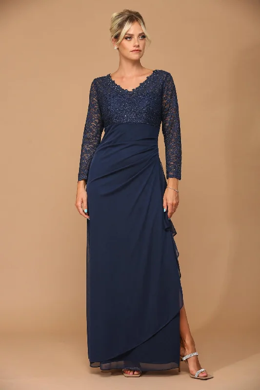 Eva Fashion EV3451 Navy 3XL SaleShop the Hottest Deals!
