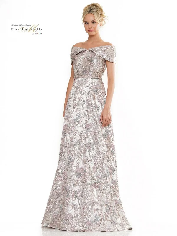 Rina di Montella RD2986 Long A Line Formal DressBest Price of the Season!