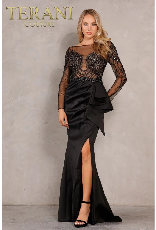 Terani Couture 2021E2878 Long Sleeve Formal Evening DressExclusive Offers You’ll Love! Terani Couture 2021E2878 Long Sleeve Formal Evening DressExclusive Offers You’ll Love!