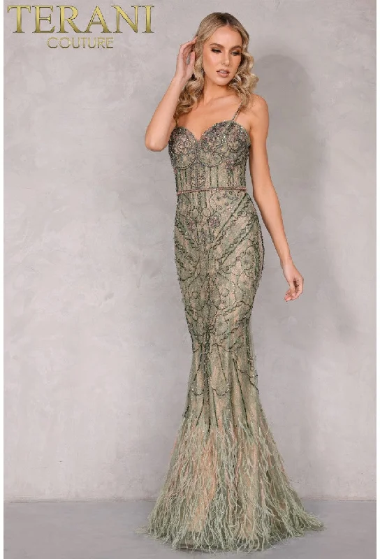 Terani Couture 2221GL0415 Fitted Formal Prom Long Beaded DressExclusive Deals Just for You! Terani Couture 2221GL0415 Fitted Formal Prom Long Beaded DressExclusive Deals Just for You!