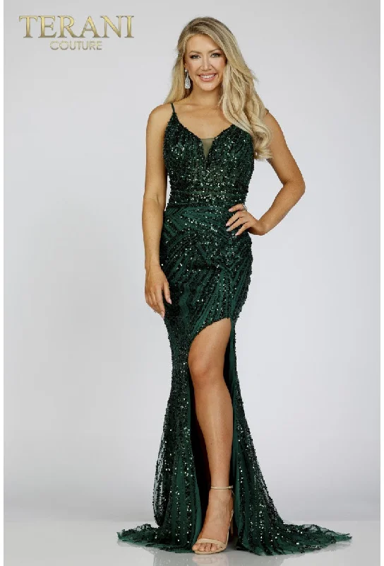 Terani Couture 231E0516 Long Sequin Prom Formal Fitted DressStock Up and Save!
