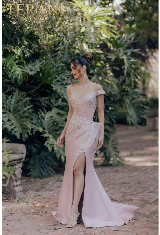 Terani Couture 232E1237 Long Mermaid Formal Prom Pleated DressShop Early, Save Big! Terani Couture 232E1237 Long Mermaid Formal Prom Pleated DressShop Early, Save Big!