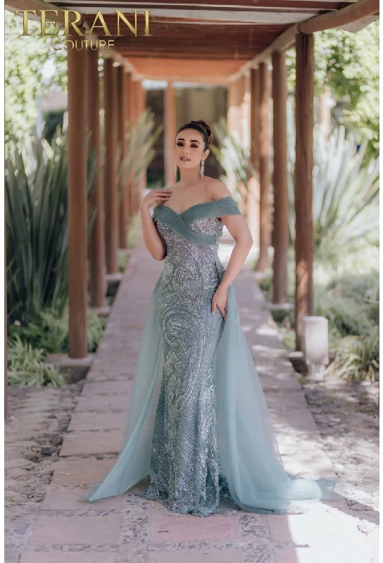 Terani Couture 232E1334 Long Beaded Formal Prom Overskirt DressShop Today, Save Tomorrow! Terani Couture 232E1334 Long Beaded Formal Prom Overskirt DressShop Today, Save Tomorrow!