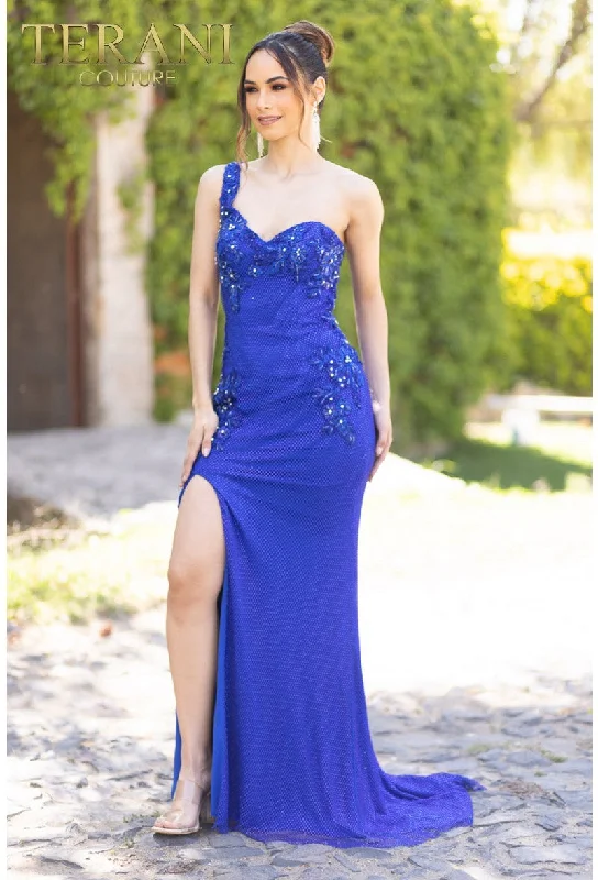 Terani Couture 232GL1470 Long Fitted Formal Prom DressBuy One, Get One Free!