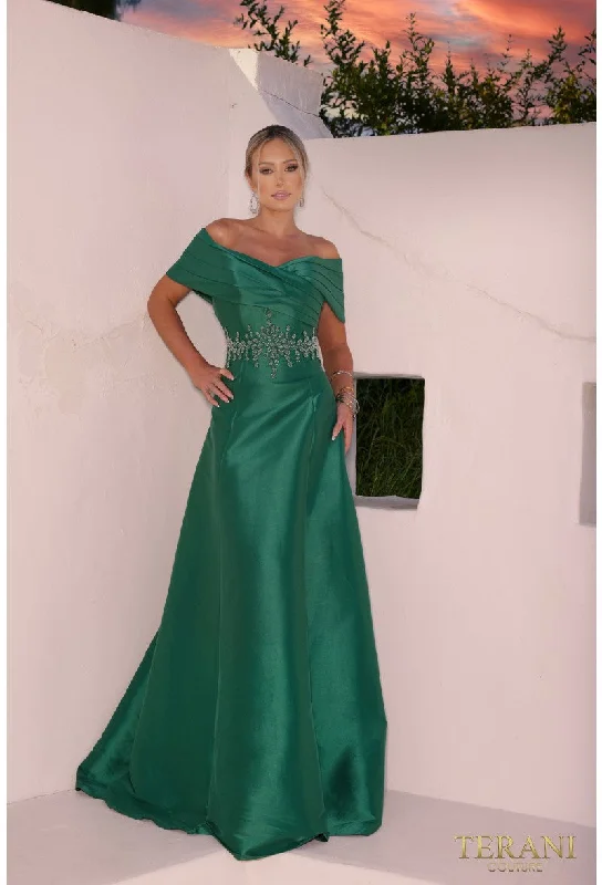 Terani Couture 232M1511 Long Formal Pleated Ball GownYour Dream Deal is Here!
