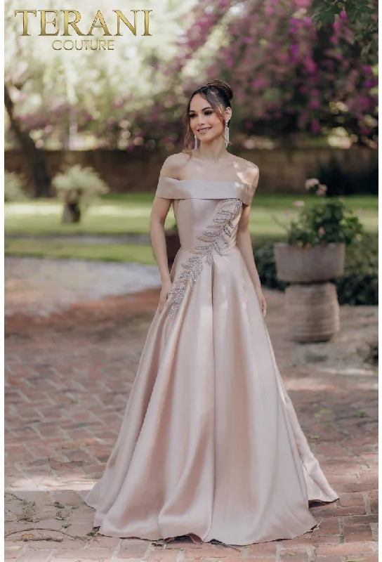 Terani Couture 232M1512 Prom Long Formal Pleated Ball GownUpgrade for Less!