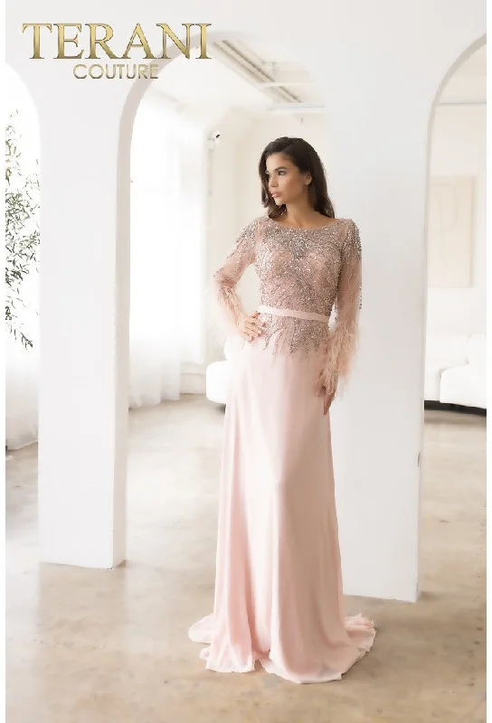 Terani Couture 241M2718 Blush 18 SaleShop Now and Save!