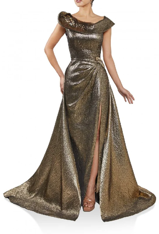 Terani Couture 242M3373 Long Metallic Formal Evening DressHot Deals You Can’t Resist! Terani Couture 242M3373 Long Metallic Formal Evening DressHot Deals You Can’t Resist!