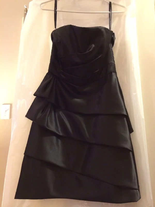 After Six After Six Black Strapless Bridesmaid Dress - AS659Snag the Best Prices Now!