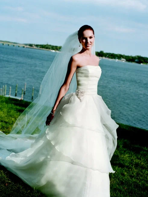David's Bridal David's Bridal Beautiful Layered Organza Size 8Hurry! While Supplies Last!