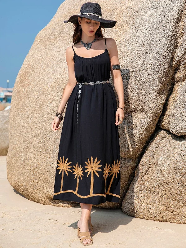 Embroidered sheer cami dressIncredible Savings Inside!