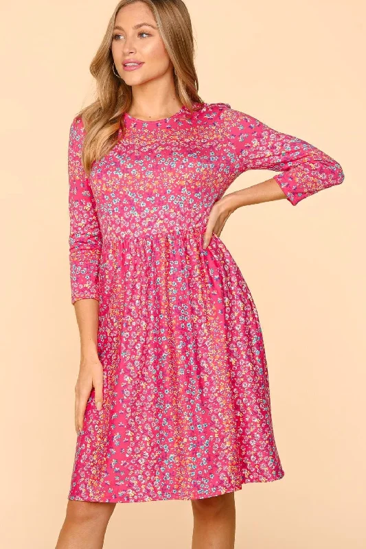 Haptics floral dress with pocketsSave Up to 50% Off!