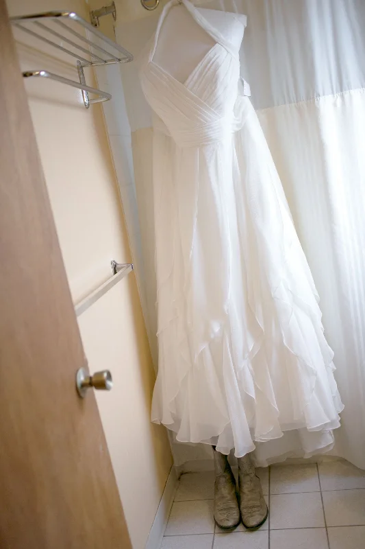Other Soft Chiffon A-Line Gown with Ruffled SkirtOne Click Away from Big Savings!