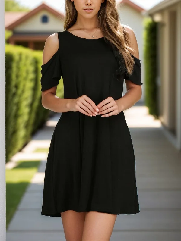Cold shoulder mini dress - S/M/LSale Alert – Get Ready to Shop!