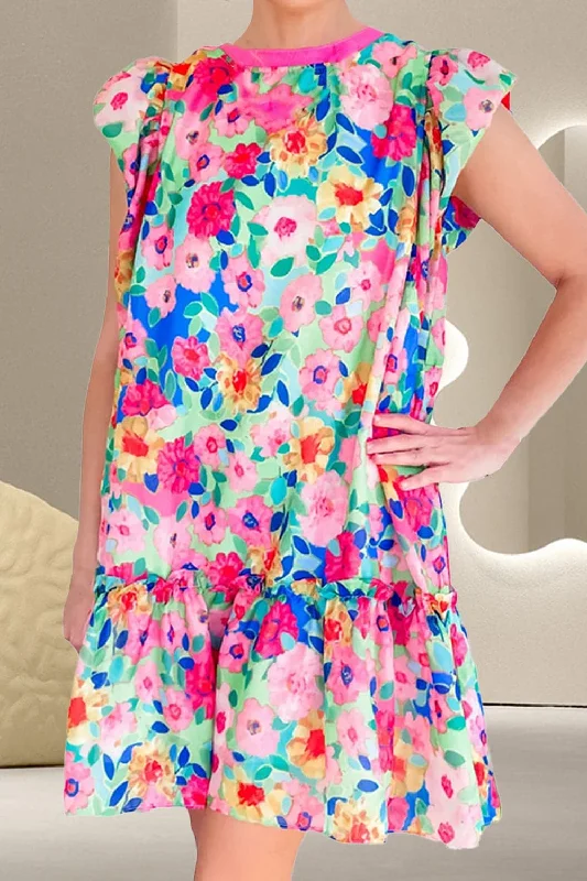 Flirty Mini Dress with RufflesLimited-Time Price Drop!
