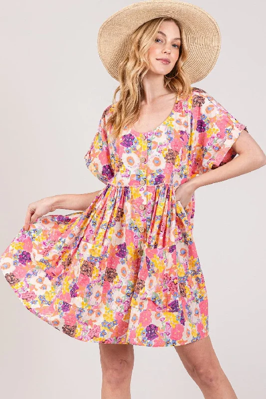 Sage + Fig floral babydoll dressYour Exclusive Offer Awaits!