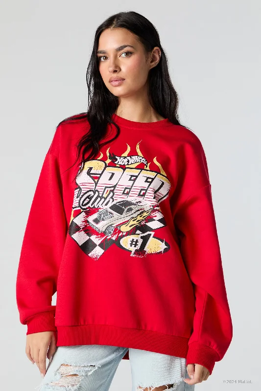 Hot Wheels™ Speed Club Graphic Fleece SweatshirtAct Fast – Limited Time Savings!