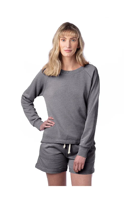 Alternative Womens Lazy Day Crewneck Sweatshirt - Nickel GreyLimited Edition, Limited Price!