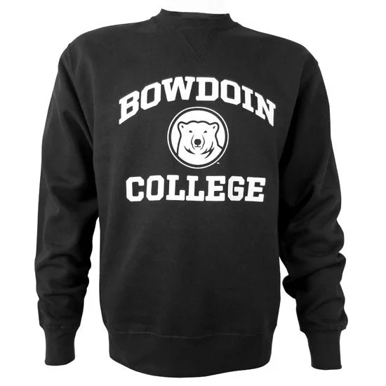 Big Cotton Crew with Bowdoin College & Bear MedallionBuy More, Save More!