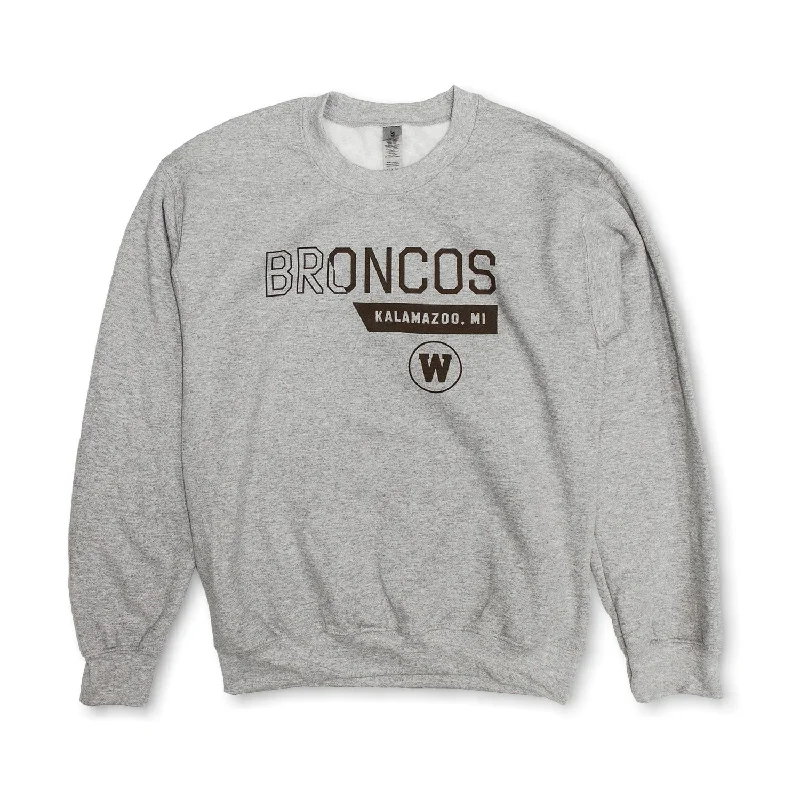 Broncos Backslash CrewneckHot Deals You Can’t Resist!