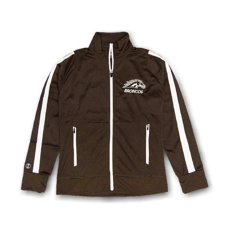 Ladies' Broncos Stripe Full ZipYour Discount is Waiting!