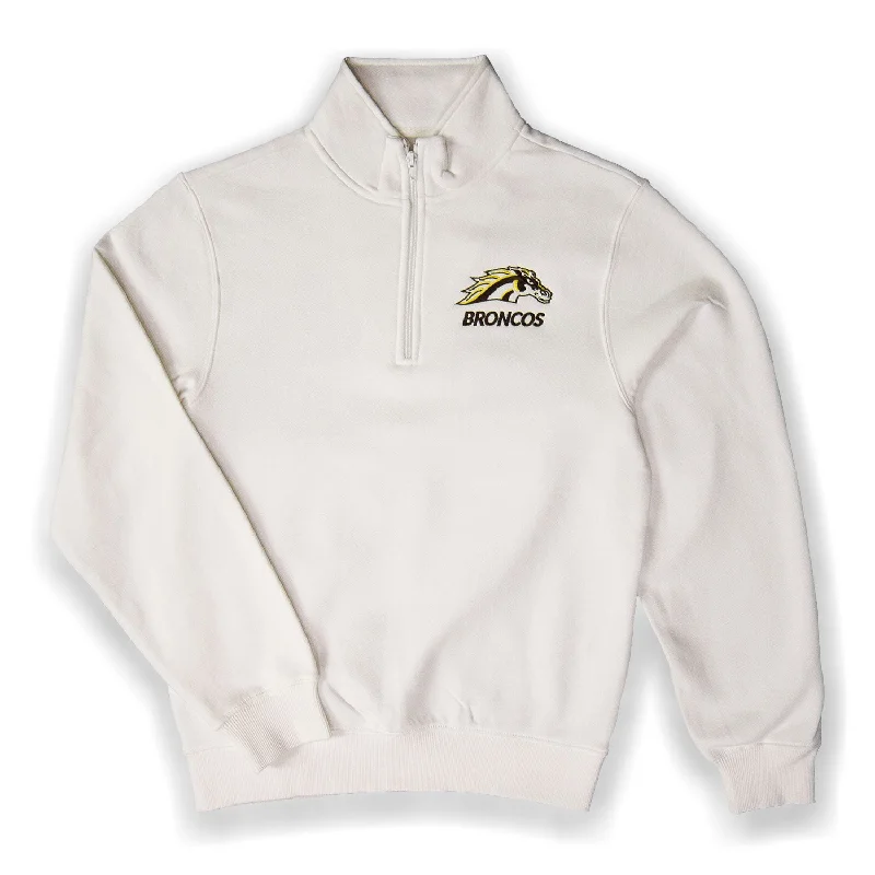 White Broncos PulloverBuy More, Save More!