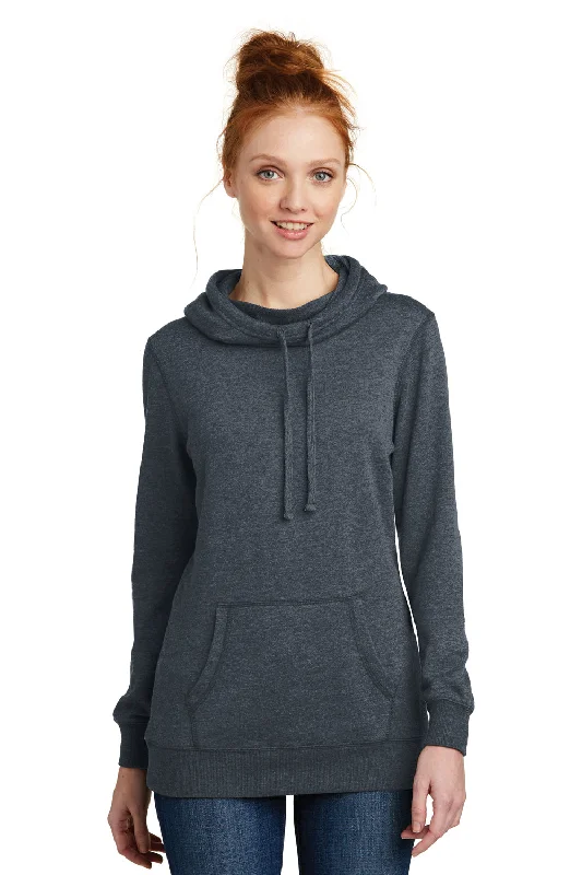 District Womens Fleece Hooded Sweatshirt Hoodie - Heather Navy BlueGet Ready to Save! District Womens Fleece Hooded Sweatshirt Hoodie - Heather Navy BlueGet Ready to Save!
