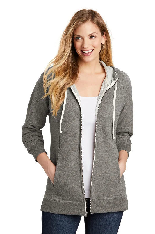 District Womens Perfect French Terry Full Zip Hooded Sweatshirt Hoodie - Grey Frost - CloseoutScore Huge Discounts Today! District Womens Perfect French Terry Full Zip Hooded Sweatshirt Hoodie - Grey Frost - CloseoutScore Huge Discounts Today!