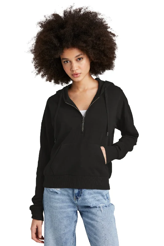 District Womens Perfect Tri Fleece 1/4 Zip Hooded Sweatshirt Hoodie - BlackUnmissable Offers Await! District Womens Perfect Tri Fleece 1/4 Zip Hooded Sweatshirt Hoodie - BlackUnmissable Offers Await!