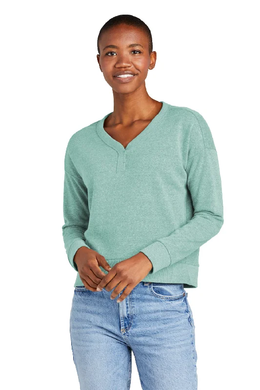 District Womens Perfect Tri Fleece V-Neck Sweatshirt - Heather Eucalyptus BlueLimited Deals, Unlimited Savings! District Womens Perfect Tri Fleece V-Neck Sweatshirt - Heather Eucalyptus BlueLimited Deals, Unlimited Savings!