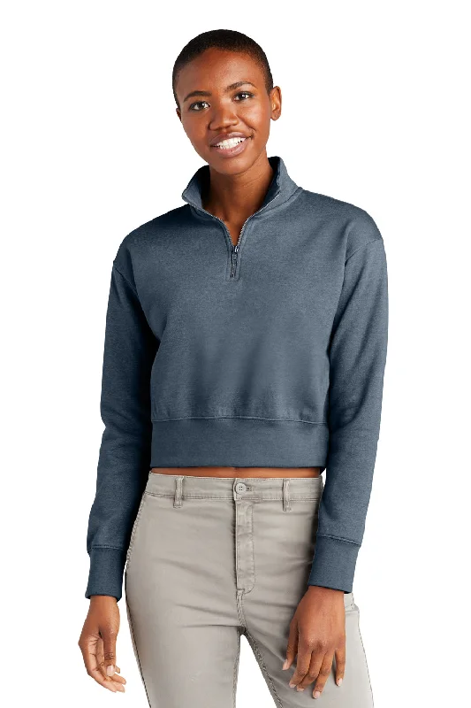 District Womens V.I.T. Fleece 1/4 Zip Sweatshirt - Heather Flint BlueMust-Have Deals Inside! District Womens V.I.T. Fleece 1/4 Zip Sweatshirt - Heather Flint BlueMust-Have Deals Inside!