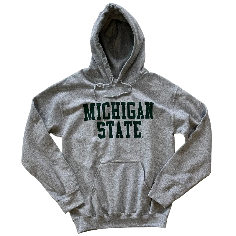 Classic Michigan State Hoodie GreyBest Price of the Season!
